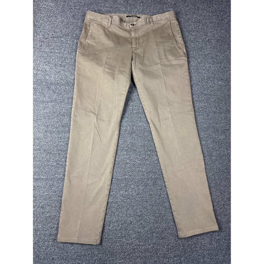 Alberto ROB Coloured Denim Slim Fit Pants Tan Khaki Luxury T400 6287 1582 33x32